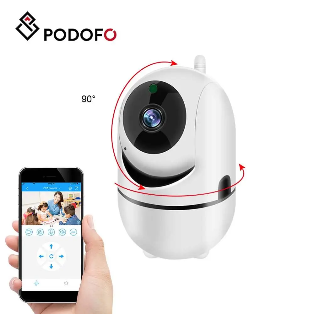 Беспроводная IP-камера PODOFO 360 ° HD 720P Wi-Fi | Безопасность и защита