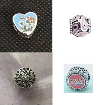 

2020 New Fashion High Quality Florida Exclusive Beach Sunset Miami Palm, Iris CharmTree DIY Original Female Jewelry Gift