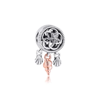 

GPY Seashell Dreamcatcher Charms 925 Original Fit Pandora Bracelet Sterling Silver Charm Beads for Jewelry Making DIY Kralen