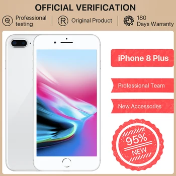 

Original Unlocked Apple iPhone 8 Plus 3GB RAM 64GB ROM 4G LTE Smartphone Bluetooth IOS Fingerprint 12MP Camera Mobile Phone