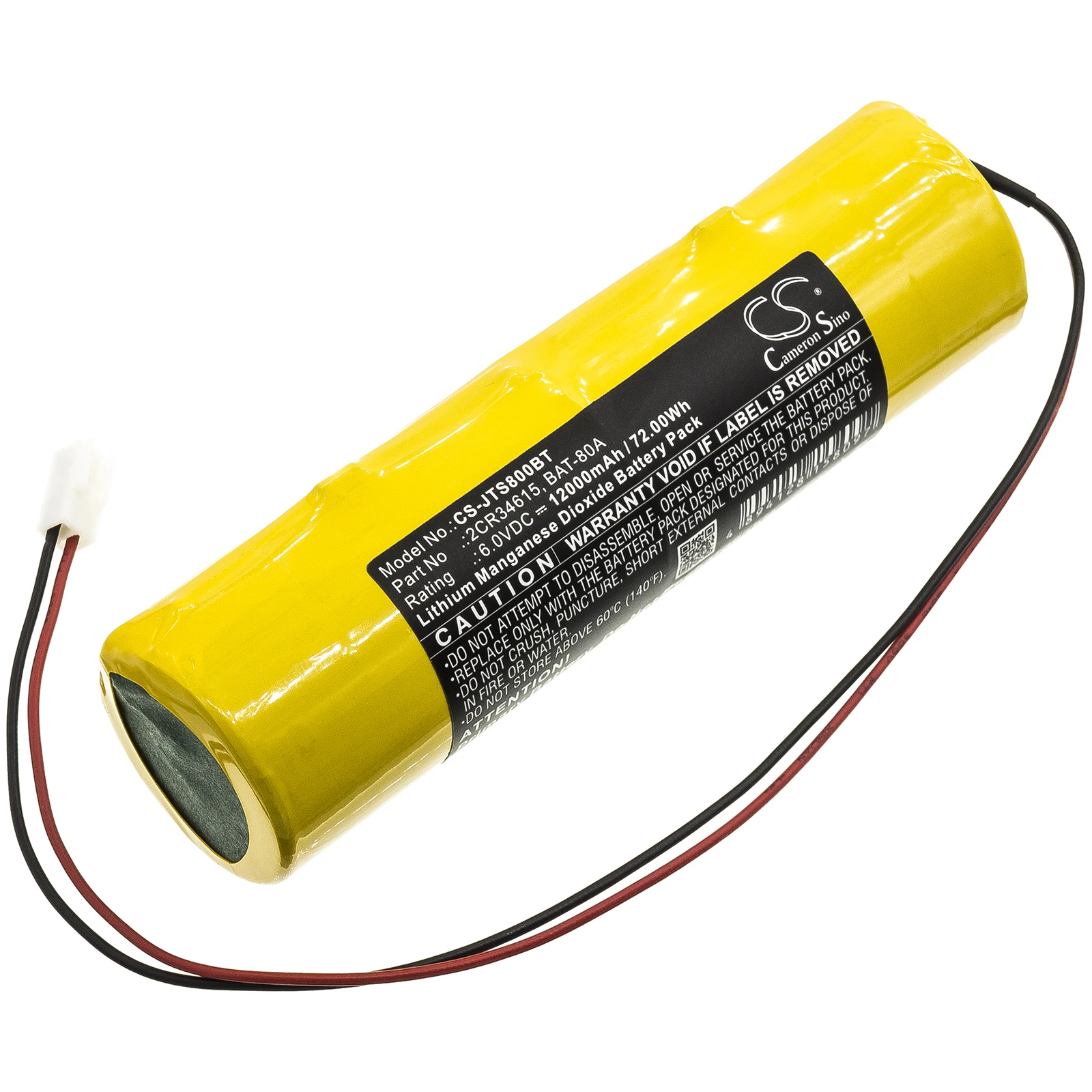 

Battery for Jablotron JA-80A, 2CR34615, BAT-80A 6.0V/mA