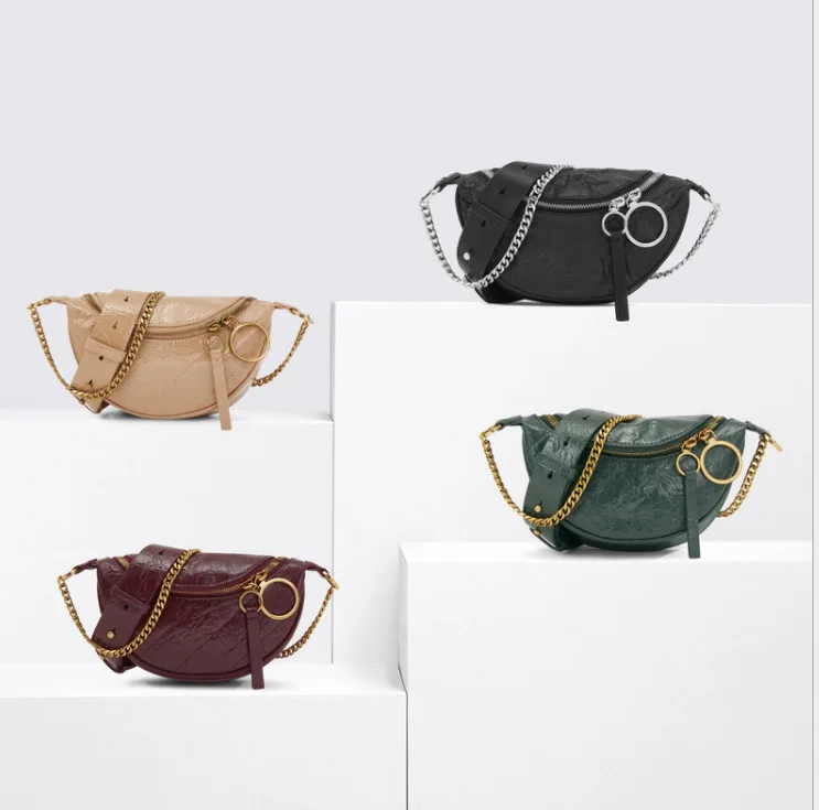 

Small c k WOMEN'S Bag Bag Women's 2019 New Style Autumn And Winter Small c k 2-80150844 One-Shoulder Pleated Wallet Women's Ches