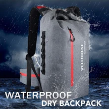 Водонепроницаемый рюкзак для походов на открытом воздухе, Водонепроницаемый сухой мешок для отдыха, туризма, путешествий, трекинга