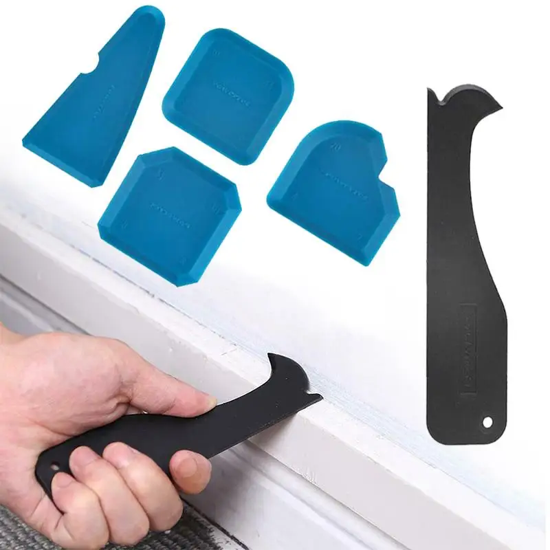 

5Pcs/set Seam Scraper Shovel Squeegee Tile For Home Cleaning Seam Filler Agent Scraper Spatula Glue Shovel Removal Tools