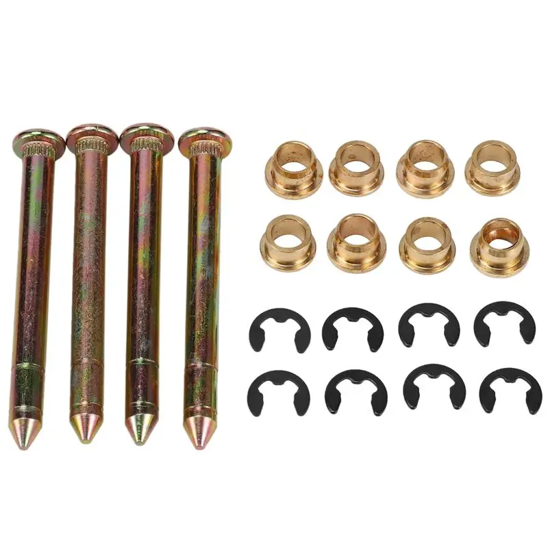 Door Hinge Pin & Pin Bushing Kit for Ford Bronco F150 F250 F350 Pickup Truck