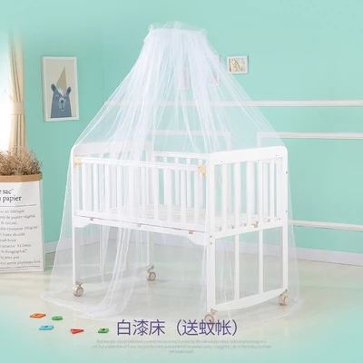 H1 Crib Solid Wood Without Paint Can Be Spliced Big Bed Baby BB Bed Multifunctional Children Bed Newborn Cradle Kids Furniture H1 Crib Solid Wood Without Paint Can Be Spliced Big Bed Baby BB Bed Multifunctional Children Bed Newborn Cradle Kids Furniture