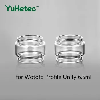 

2PCS YUHETEC Glass Tank for Wotofo Profile Unity RTA 3.5ml / 5ml / 6.5ml