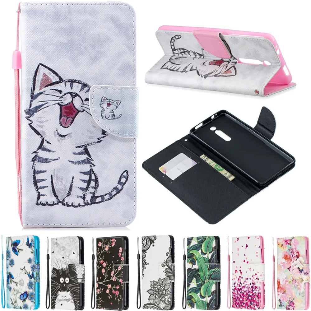 

For Xiaomi MI 9T Case Wallet Cute Cat Stand Phone Cases for Xiaomi Mi 9T Pro Cover Mi9t Flip PU Leather Book Redmi k20 Pro