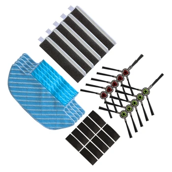 

Robotic Vacuum Cleaner Mop Cloths Brush Filter for ECOVACS DEEBOT OZMO Slim 10 Robot Vacuum Cleaner Rags Parts Accessories