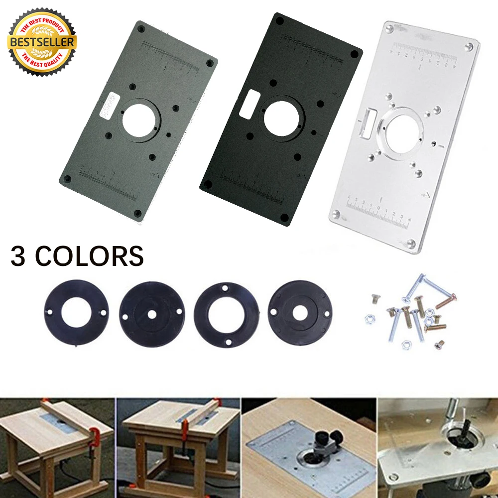 

Wood Milling Woodworking Trimming Machine Flip Board Plate For Woodworking Bench 235*120*8mm