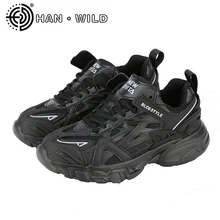 Мужские массивные кроссовки; повседневная обувь на платформе; мужские модные дышащие кроссовки; Мужская Вулканизированная обувь удобные Тренеры