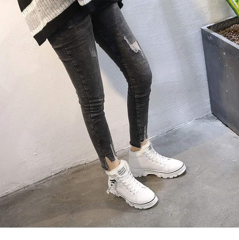 Very Good Quality Outdoor Winter Plush Casual Shoes wear Female Snow Boots Footwear zapotos mujer Warm sneakers