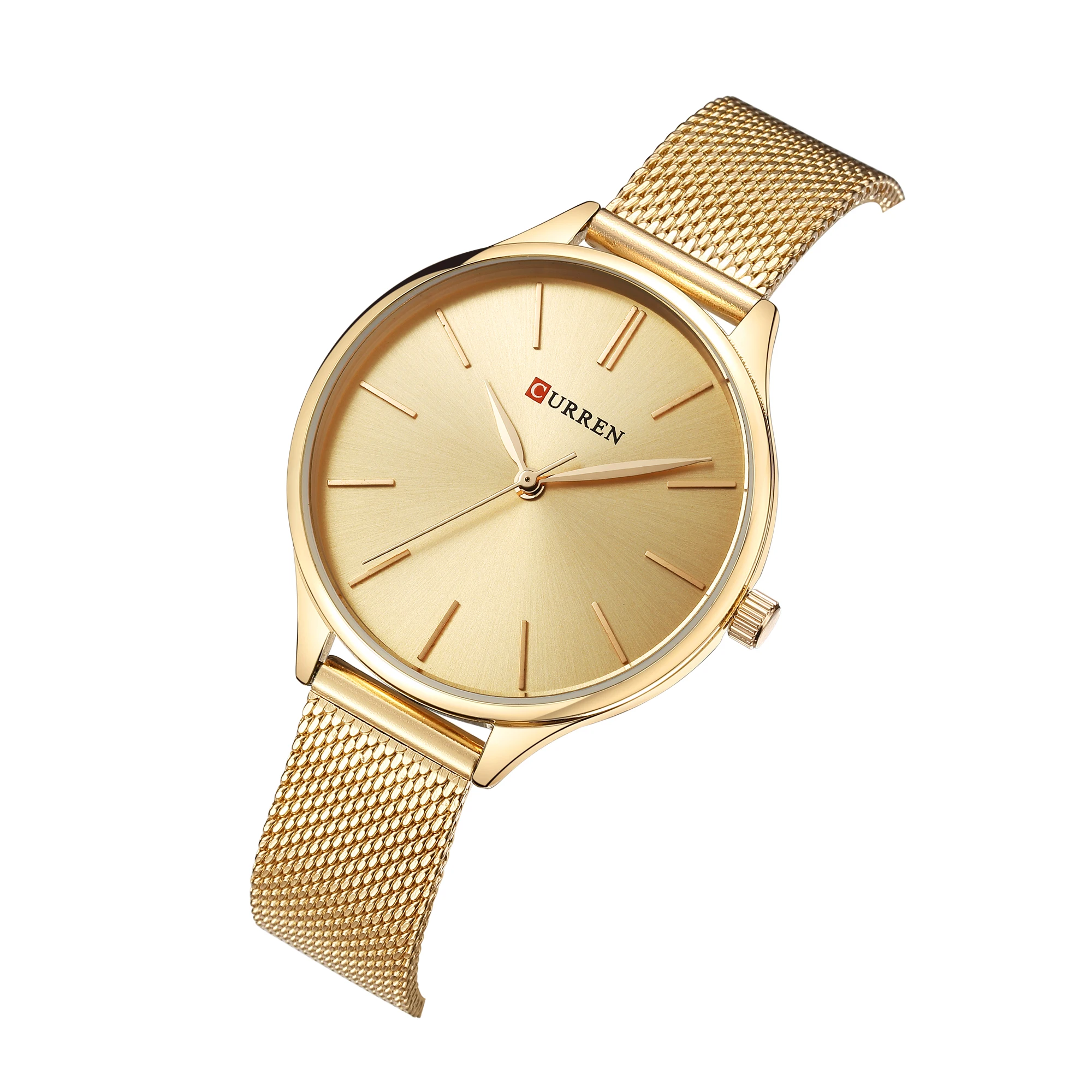 

CURREN Female Clock Ladies Gifts Fashion Watches Trendy Wristwatch Stainless Steel Waterproof Small Relogios Femininos De Pulso