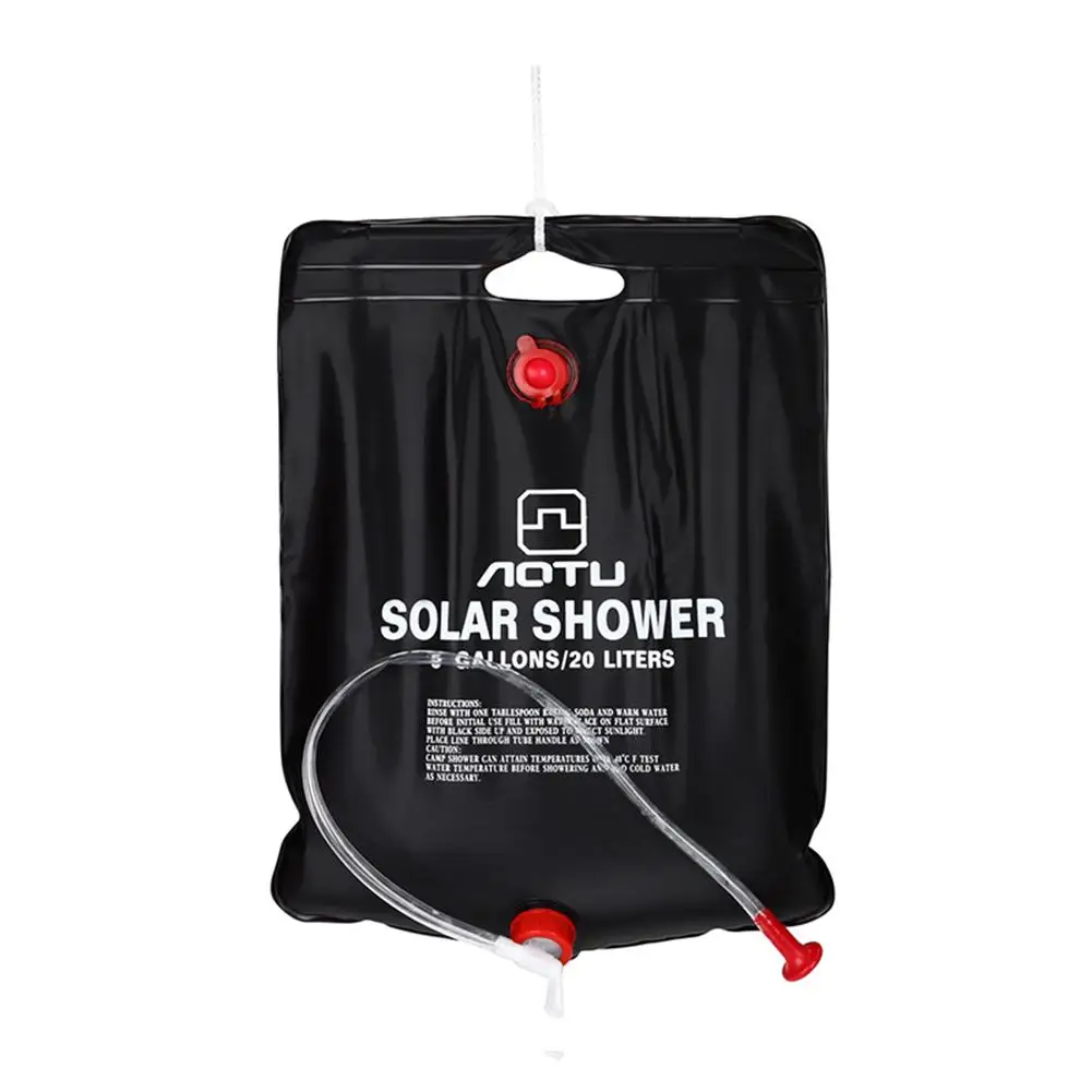 

20L Collapsible Water Shower Bag Folding Solar Heating Shower Bags For Outdoor Camping Travel Hiking Foldable PVC Bag