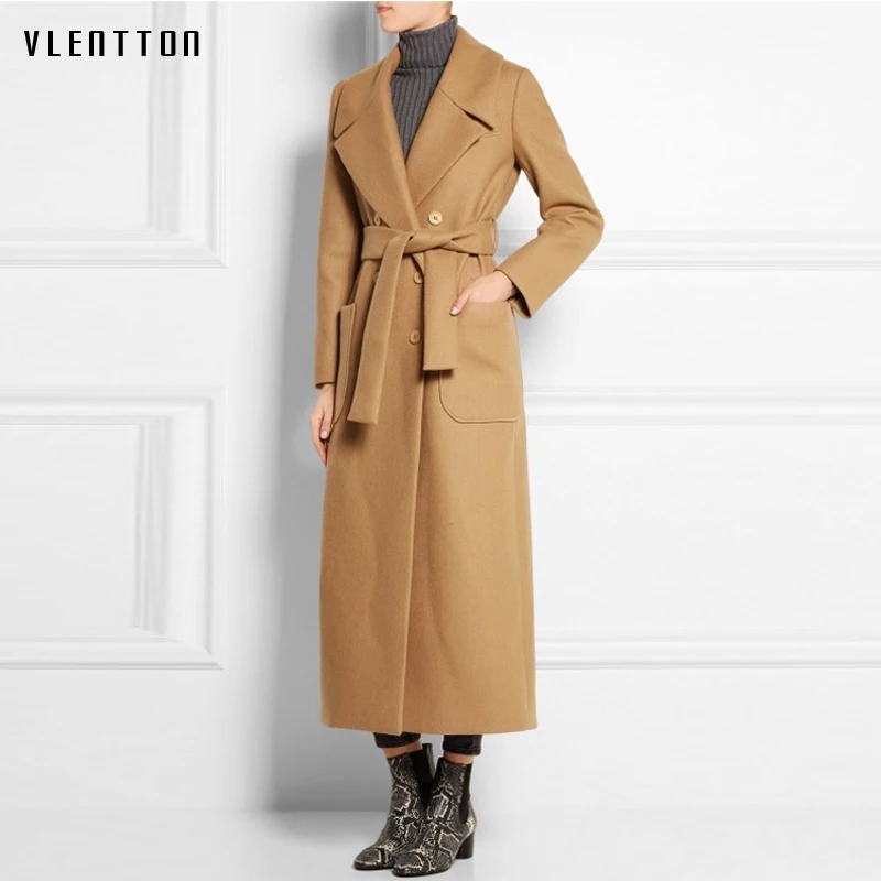 

Winter Jacket Women 2019 Autumn Fashion Warm Wool Blends Coat Women Elegant Slim Thickening Winter wool Coat Women
