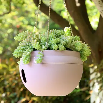 

Hanging Planter Imitation Flowerpot Resin Water Storage Plant Chlorophytum Pot Permeable Type Home Gardening Plant Tools