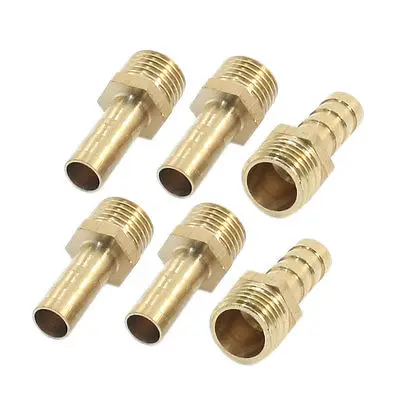

6Pcs 1/4PT Male Thread to 8.5mm Hose Barb Pneumatic Quick Fitting Connector