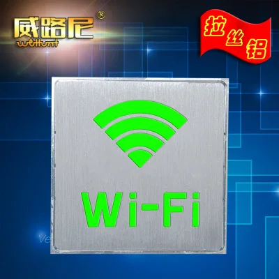 wifi Волокнистый алюминиевый светодиодный указатель выхода для безопасности, настенный светильник, подвесной в случае пожара, при пожаре, фонарь для зарядки - Цвет: wifi