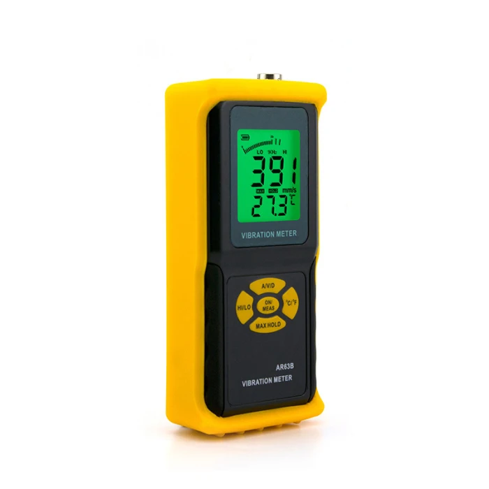 Digital Vibration Meter Analyzer Handheld Vibrometer Vibration Test Tool Meter AR63B PUO88