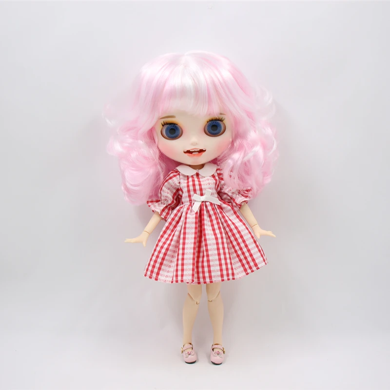DBS 1/6 bjd кукла 19 шарнирное тело 150BL1017/136 микс розовых и белых кудрявых волос Новое матовое лицо с бровями улыбающееся лицо подарочная игрушка