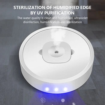 

USB 2-in-1 Mobile UV Sterilization Desktop Household Spray Humidifier Air Atomizer Essential Oil Diffuser For Office Humidifier
