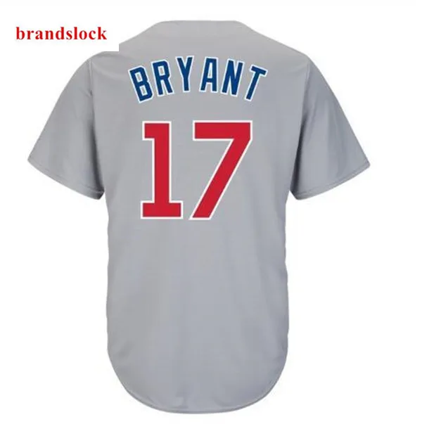 Американский мужской Kris Bryant Custom Chicago Jersey Usa бейсбольная крутая футболка - Цвет: Черный