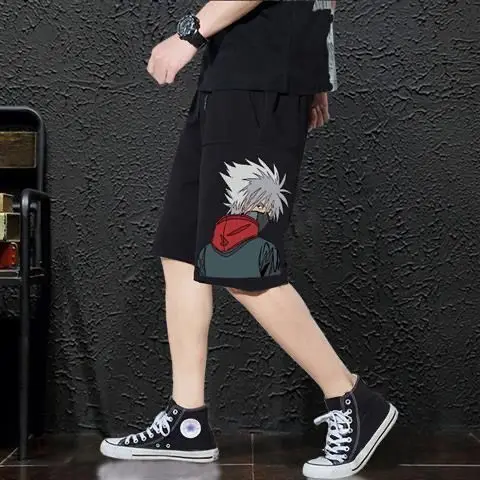 Anime Huoying Ninja Casual Shorts Summer Fashion Beach Pants 5 Cent Pants best casual shorts for men Casual Shorts