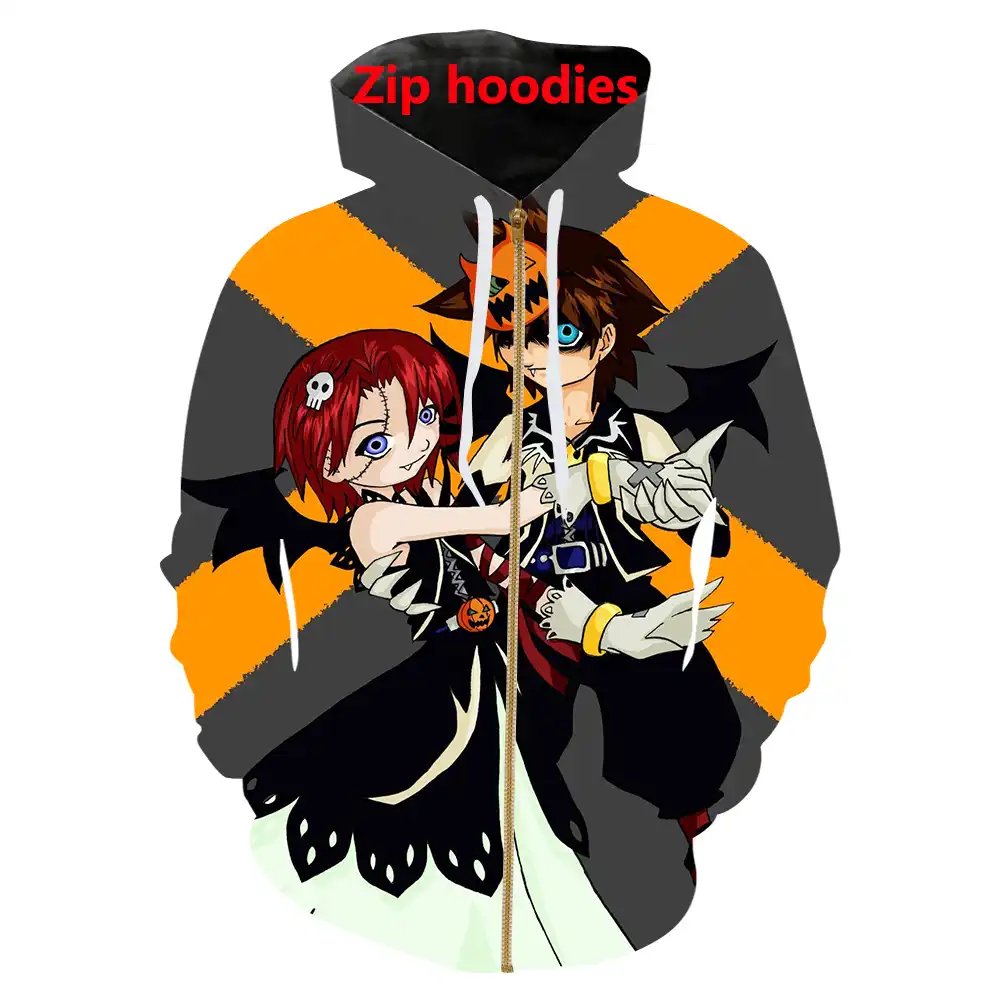 Kingdom Hearts Kairi Halloween 3d Print Tee Shirt Sweatshirts Hoodies Pants Men Harajuku Funny Hoody Streetwear Hip Hop Pullover Aliexpress