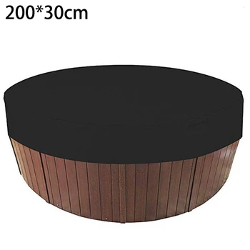 

Waterproof Covers Bathtub Cover 190*90cm 200*30cm Black Bathtub Cover Round