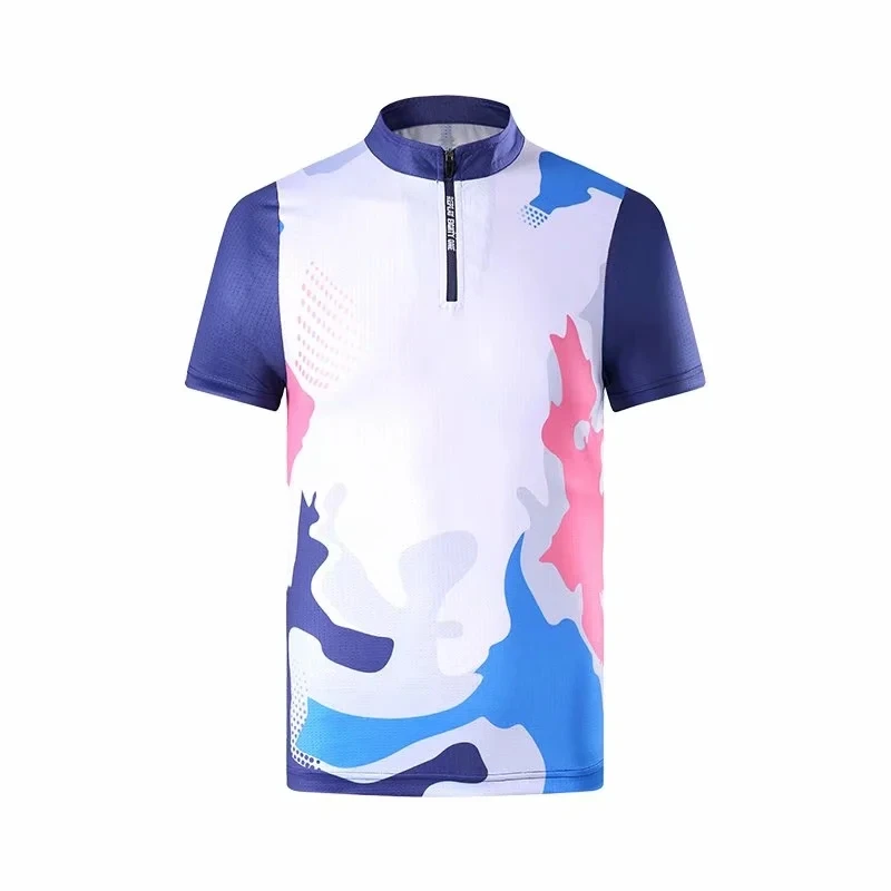 Summer Polo Shirt Qucik dry Badminton sports clothes Women/Men table tennis T Shirt clothes Sport Fitness Gym golf Tennis shirt