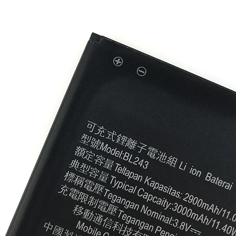 BL243 2900mAh аккумулятор для lenovo K3 Note K50-T5 A7000 A5500 A5600 A7600 продукт высокого качества батареи