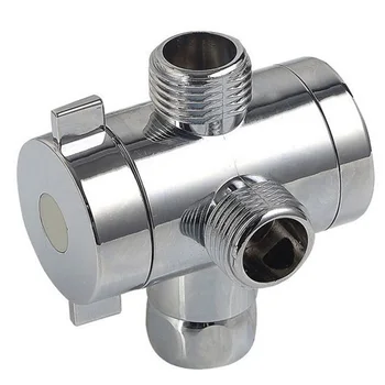 

Shower Diverter , 3-Way Universal Adjustable Shower System Replacement Part for Hand Held Showerhead and Fixed Spray Head