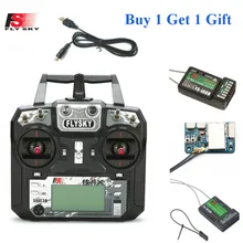 FLYSKY FS-i6X FS i6X 10CH 2.4GHz AFHDS 2A RC Transmitter With X6B iA6B A8S iA10B iA6 Receiver for RC FPV Racing Drone Retailbox