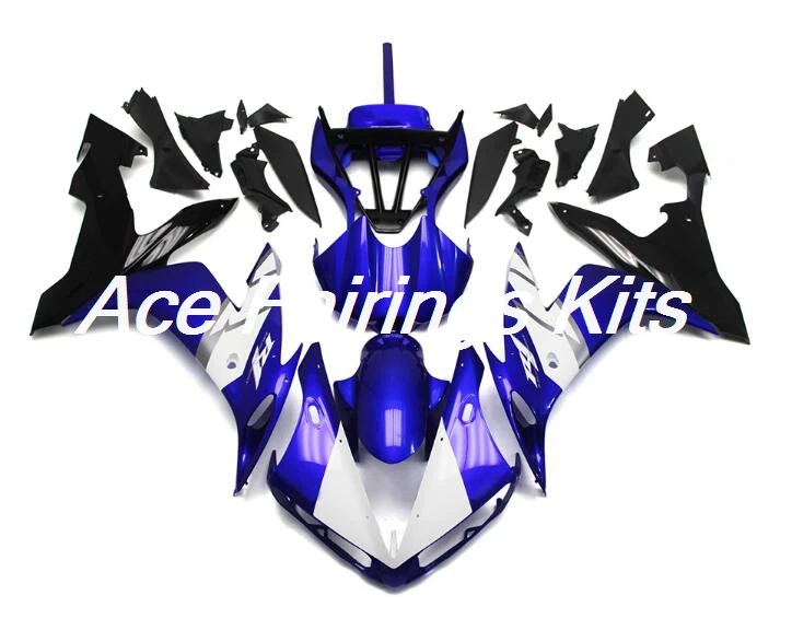 Топ впрыска ABS мотоцикл обтекатель подходит для Yamaha R1 2004 2005 2006 04 05 06 YZF R1 Полный обтекатели комплект черный белый синий