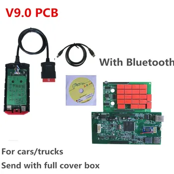 

2019 NEW VCI VD DS150E CDP with bluetooth for delphis 16R0 keygen obd obd2 scanner car diagnostic tool with new relays with usb