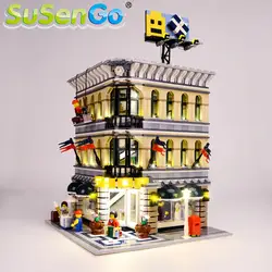 SuSenGo светодиодный световой комплект для большой торговый центр Модель строительный блок игрушки свет совместимый с известным брендом 10211
