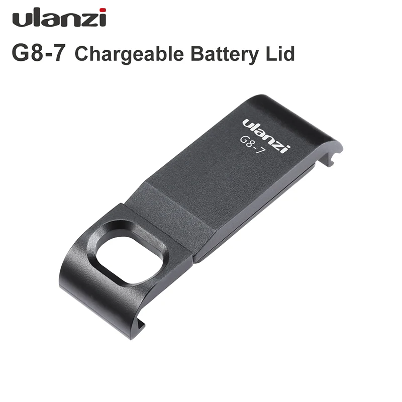 Ulanzi G8-7 Gopro 8 крышка батареи Съемная крышка батареи type-C порт зарядки для Gopro Hero 8 черный