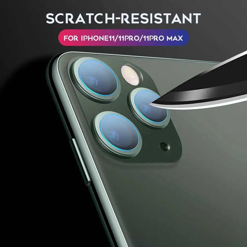 Защитная пленка для камеры протектор iPhone 11/Pro/Max 2019 закаленное стекло чехол экрана