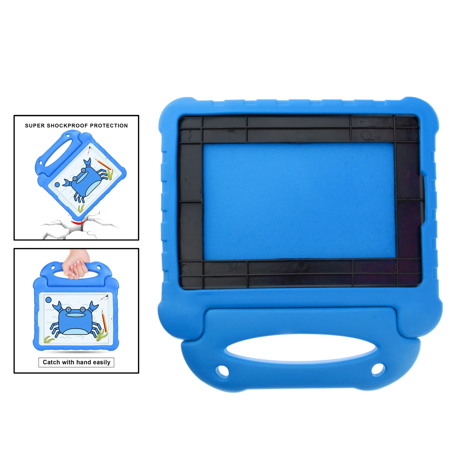 Lightweight Kids EVA Foam Protection Case Cover for Apple iPad Air 2/Air , feature double thick padding for ultra protection