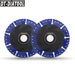 Disques de coupe en diamant brasé sous vide, DT DIATOOL mm/5 ", 2 pièces, lame de scie polyvalente de sauvetage, acier et béton, métal, 125 
