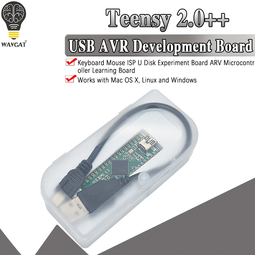 Макетная плата Teensy 2 0 ++ USB AVR ISP U-диск с клавиатурой и мышью Экспериментальная