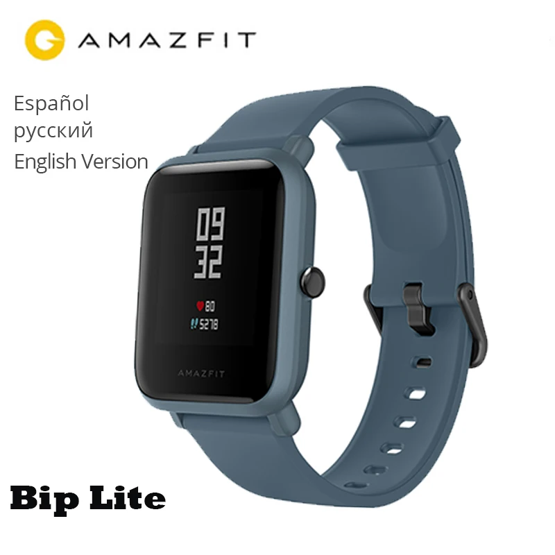 Amazfit Bip Lite Смарт часы 45 дней Срок службы батареи 3ATM в соответствии со стандартом