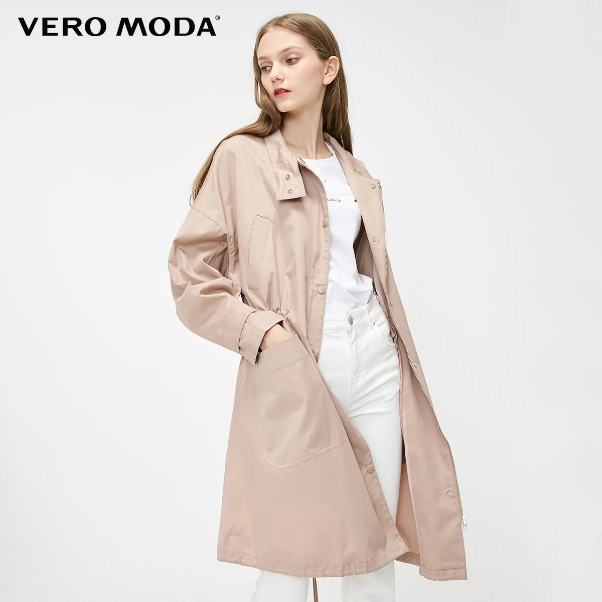 Vero Moda женский плащ свободного кроя с принтом граффити | 319121532