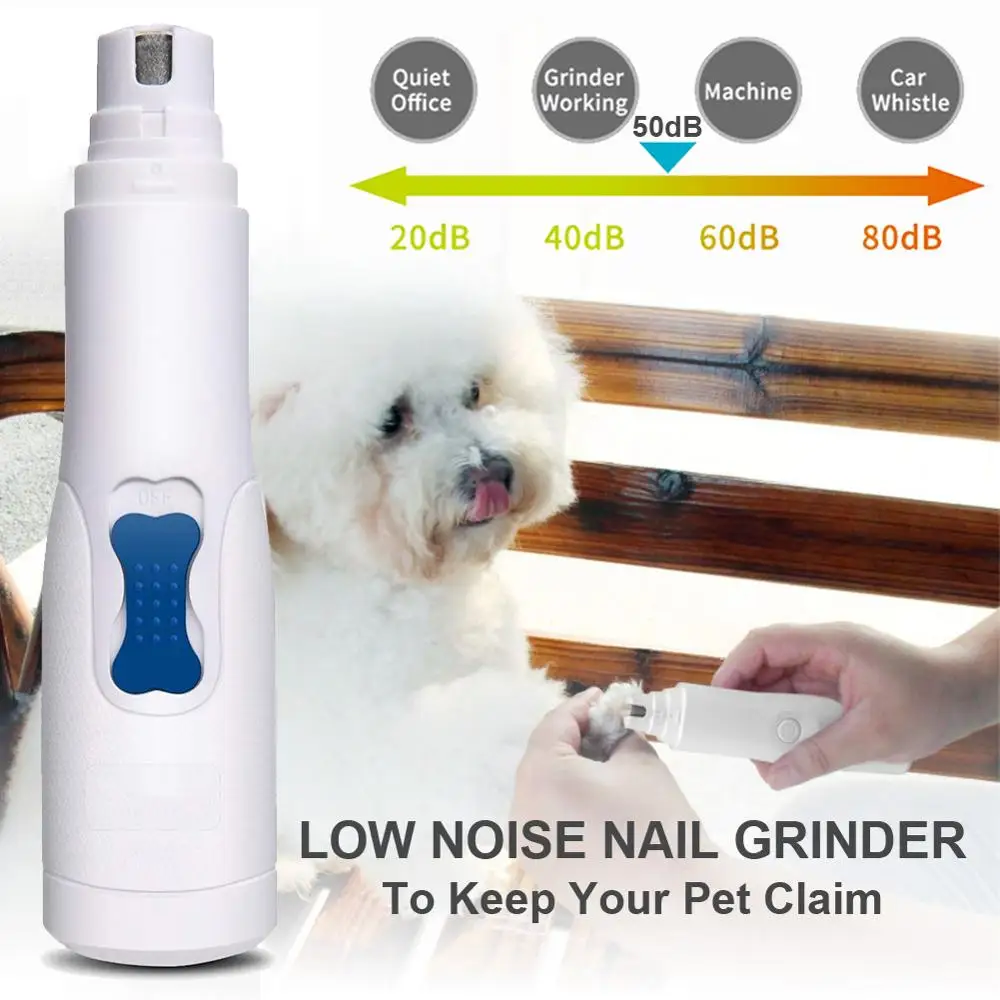 

Rechargeable Pet Nail Grinder Dog Nail Clippers Painless USB Electric Cat Paws Nail Cutter Grooming Trimmer Dropshipping