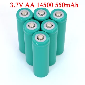 

AA 550mAh 3.7V Lithium battery INR14500 ternary lithium batteries for temperature gun, remote control, mouse + Pointed