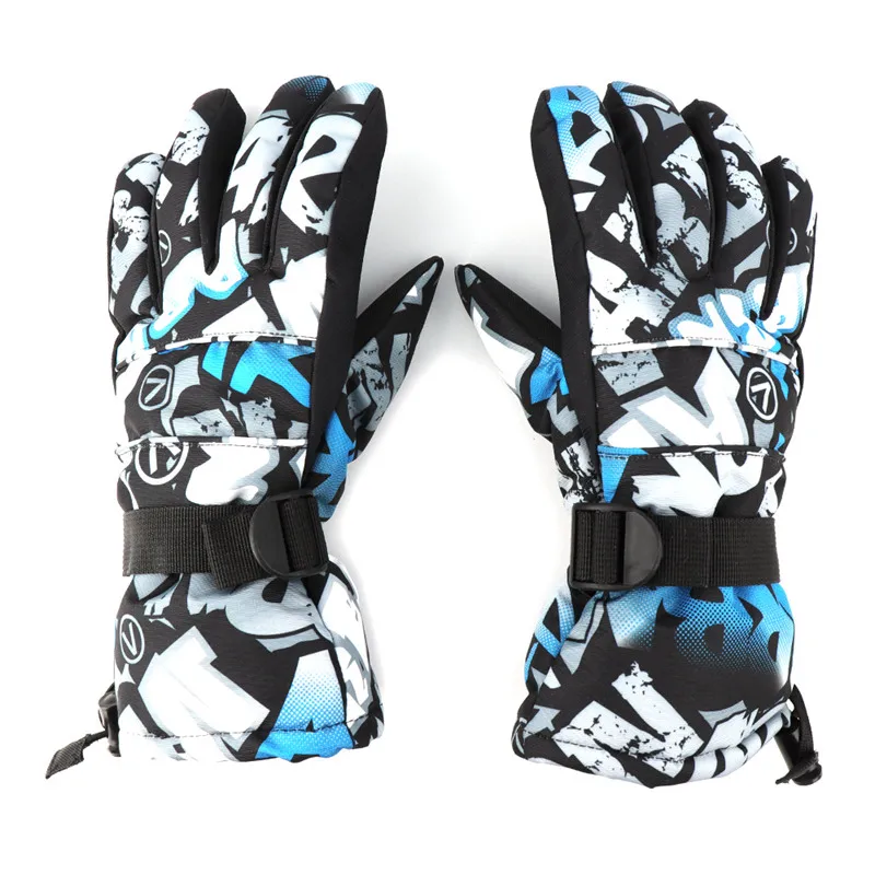 KEMiMOTO новые мотоциклетные перчатки зимние черные Guantes Moto Invierno теплые водонепроницаемые ветрозащитные перчатки с сенсорным экраном защитные - Цвет: Camouflage GRAY