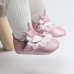 Chaussures de premiers pas pour bébés filles, printemps automne, mignonnes chaussures de princesse Mary Jane, pour nourrissons de 0 à 2 ans 