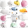 Mochi Squishy Animal Toys Stress Relief Toys Mochi Animals Toys  Mini Animals Cat Cute Kawaii Decompression Toy Christmas Gift ► Photo 3/6