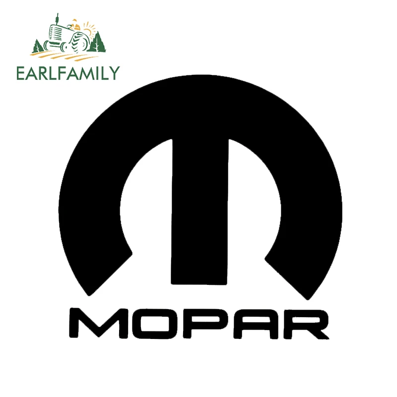 EARLFAMILY 13 см логотип Mopar из за Ram Зарядное устройство Challenger виниловый стикер на окно