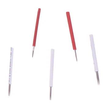 

3R/5R/7R Stainless Steel 50pcs Tattoo Eyebrow Needles For Manual Pen Permanent Makeup Microblading Eyebrow Pen